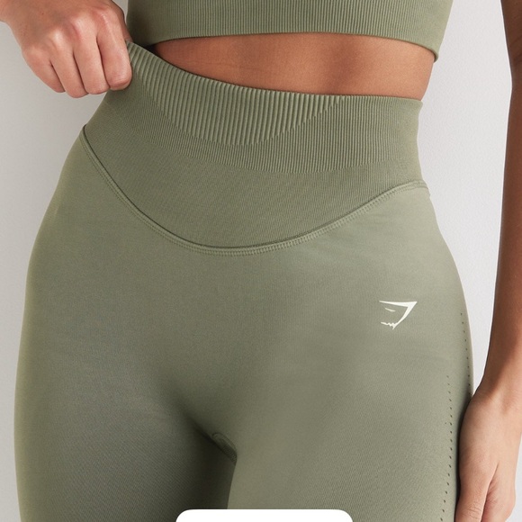 Gymshark sweat seamless leggings dusty olive - Picture 3 of 3